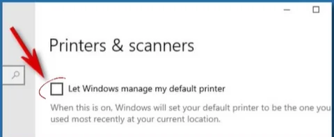 printer and scanner settings